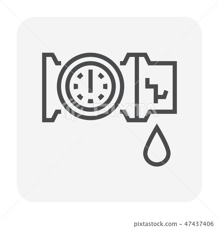burst pipe icon burst pipe icon 47437406