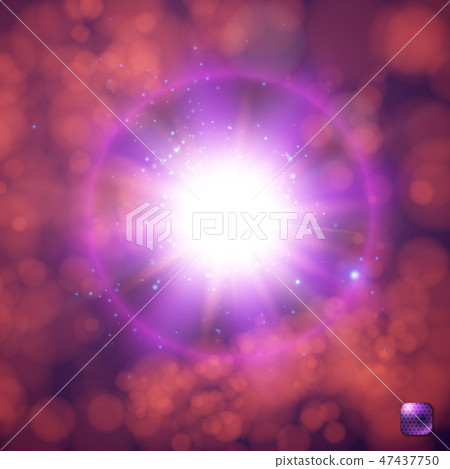 Realistic and bright, glowing sun, star burst, supernova explosion. 47437750