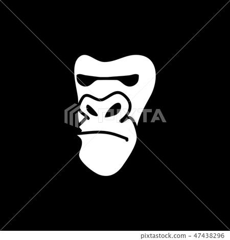 Gorilla Head graphic vector - Stock Illustration [47438296] - PIXTA