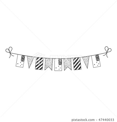 Decorations bunting flags New Zealand national day Decorations bunting flags New Zealand national day 47440033