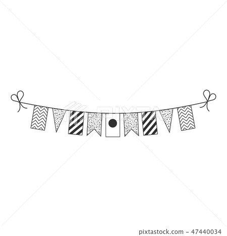 Decorations bunting flags for Palau national day Decorations bunting flags for Palau national day 47440034