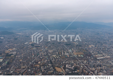 Bird's eye view of Fukuoka city Bird's eye view of Fukuoka city 47440511