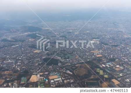 Bird's eye view of Fukuoka city Bird's eye view of Fukuoka city 47440513