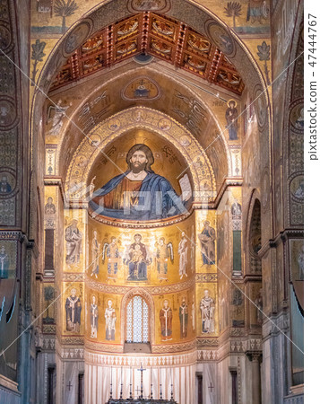 意大利巴勒莫蒙雷阿萊大教堂 47444767