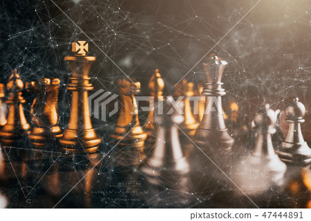 business strategy brainstorm chess board game 47444891