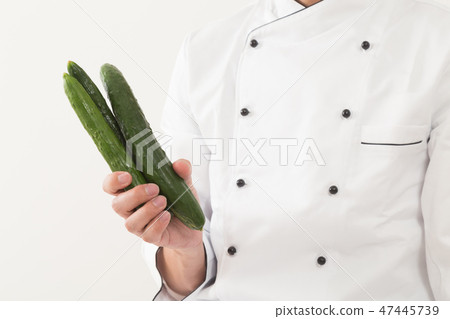 Cock with cucumber Cock with cucumber 47445739