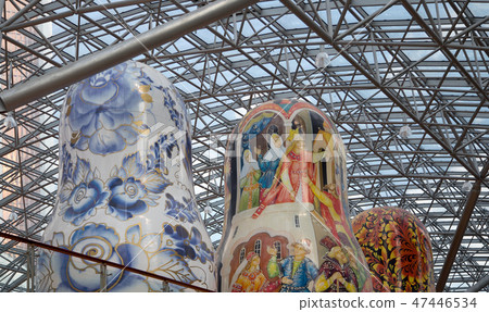 Exhibition of Russian nested dolls in Moscow Exhibition of Russian nested dolls in Moscow 47446534