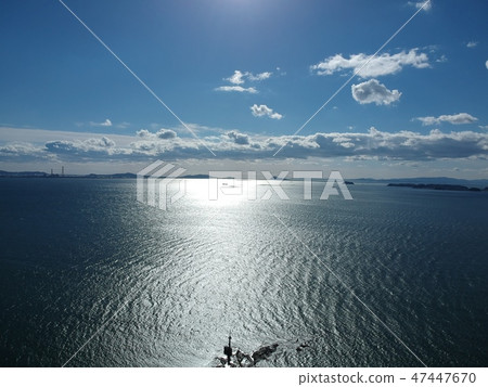 Aerial photograph Mikawa Bay Sakujima Aerial photograph Mikawa Bay Sakujima 47447670