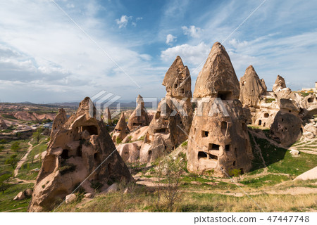 Uchisar castle in Cappadocia, Turkey Uchisar castle in Cappadocia, Turkey 47447748