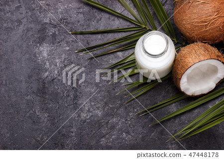 Coconut vegan milk Coconut vegan milk 47448178