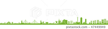 Kobe city skyline 47449949
