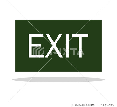 exit signal icon exit signal icon 47450250