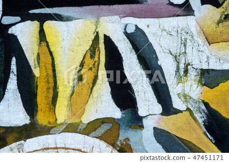 Abstraction, hot batik, background texture 47451171
