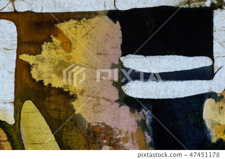 Abstraction, hot batik, background texture 47451178