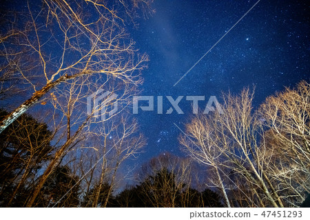 冬季露營地的星空·天使森林那須白川(福島縣) 冬季露營地的星空·天使森林那須白川(福島縣) 47451293