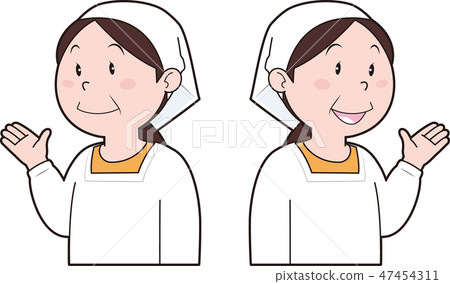 A woman wearing a cup 47454311