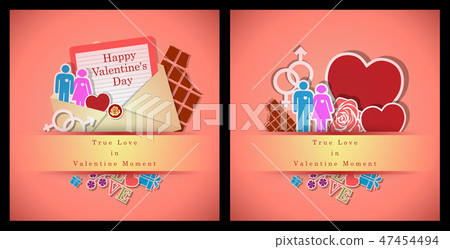 Abstract background of Valentine's day.  47454494