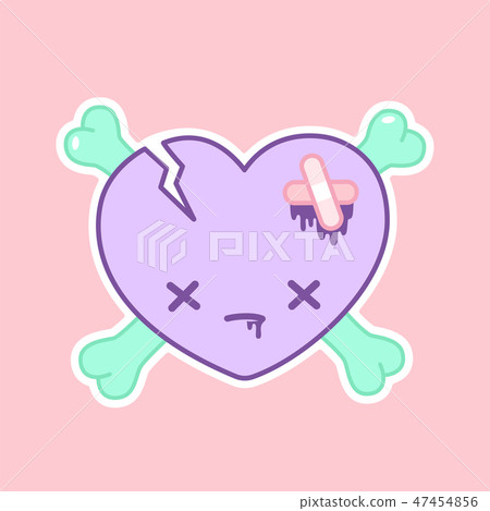 Injured suffering heart with a patch yami kawaii Injured suffering heart with a patch yami kawaii 47454856