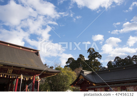 Shrine Shiogama Shrine building Empty clouds 47456132