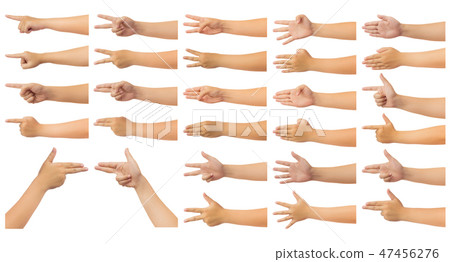 Human hand isolate on white background Human hand isolate on white background 47456276