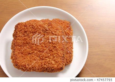 Ham cutlet. 47457793