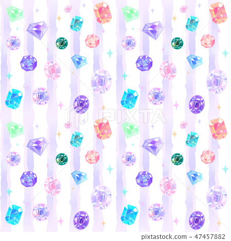 Seamless background pattern of jewelry.... - Stock Illustration ...