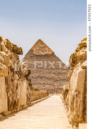 The Great Pyramids of Giza desert near Cairo in Egypt unesco cultural heritage The Great Pyramids of Giza desert near Cairo in Egypt unesco cultural heritage 47457933