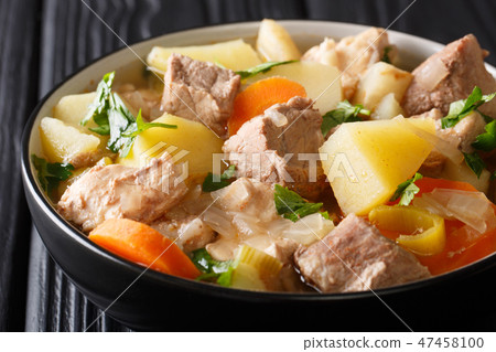 German soup Pichelsteiner or Bismarck stew German soup Pichelsteiner or Bismarck stew 47458100