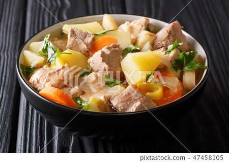 German cuisine slowly cooked Pichelsteiner German cuisine slowly cooked Pichelsteiner 47458105