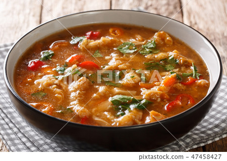 Flaki or flaczki is a traditional Polish meat stew 47458427