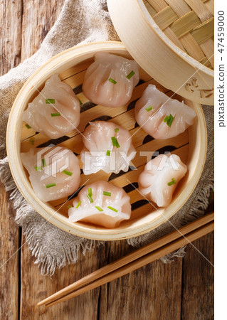 Chinese prawn dumplings dim sum Chinese prawn dumplings dim sum 47459000