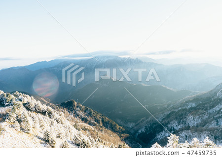 Mt. Ishizuru winter scenery Mt. Ishizuru winter scenery 47459735