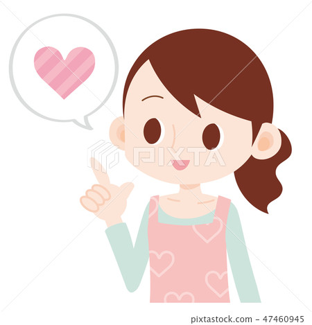 Remembering apron housewife heart mark 47460945