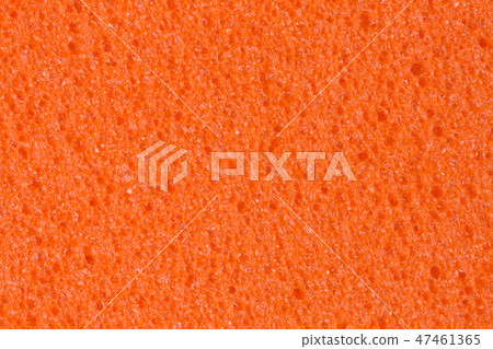 Warm orange foam EVA texture with porous surface for your unique project. 47461365