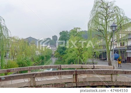 Kurashiki Aichi district of Autumn Rain Side of Kurashiki River Kurashiki Aichi district of Autumn Rain Side of Kurashiki River 47464550