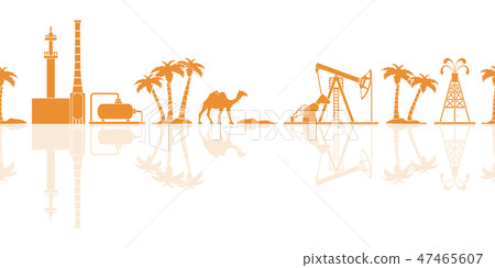 Oil industry vector seamless pattern Oil industry vector seamless pattern 47465607
