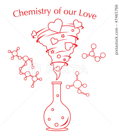 Flask, hearts tornado, love message Feeling, mood 47465766