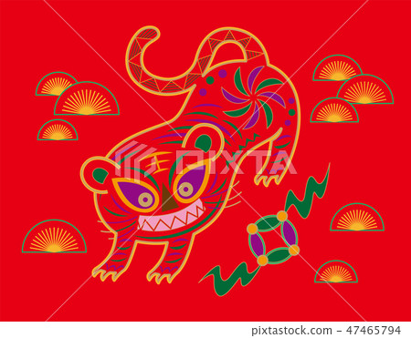 Chinese embroidery tiger pattern Chinese embroidery tiger pattern 47465794