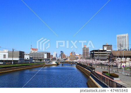 春天名古屋市都市風景 春天名古屋市都市風景 47465848