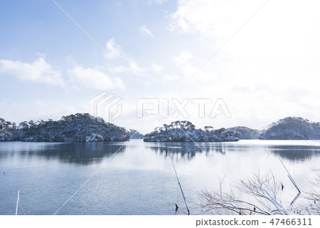 冬季松島日本三季雪 47466311