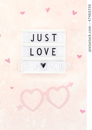 Creative Valentine Day romantic composition Creative Valentine Day romantic composition 47468356