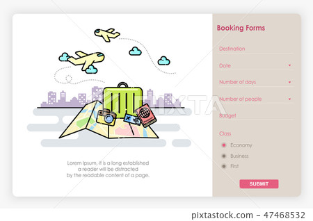 Onboarding screens design in Travel booking Onboarding screens design in Travel booking 47468532