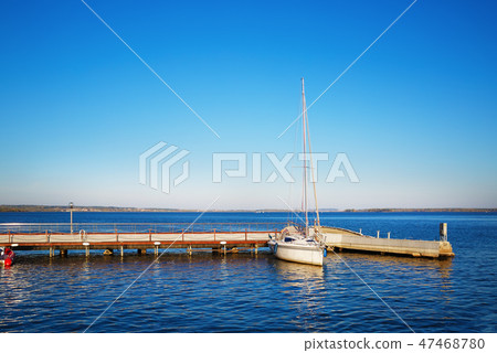 Yacht at the pier 47468780