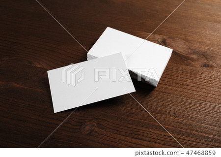 Blank business cards Blank business cards 47468859