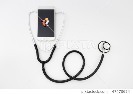 Telemedicine, telemedicine, smart phones and stethoscopes, healthcare 47470634