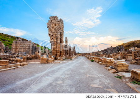 Perge ancient anatolian city, Antalya Perge ancient anatolian city, Antalya 47472751
