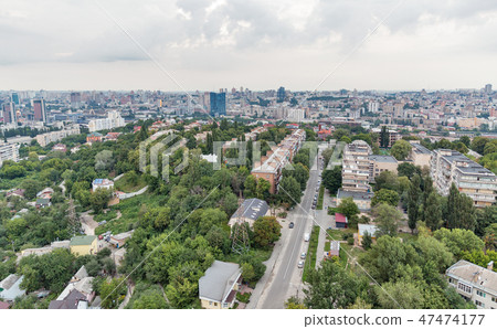 Kiev city skyline from above, capital of Ukraine. Kiev city skyline from above, capital of Ukraine. 47474177