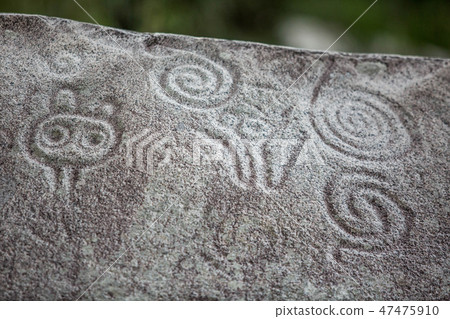 Ancient carved figures on stones in Puerto Rico Ancient carved figures on stones in Puerto Rico 47475910