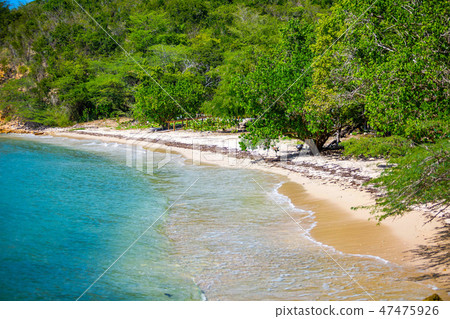 Playa Jaboncillo beach Puerto Rico nobody around 47475926