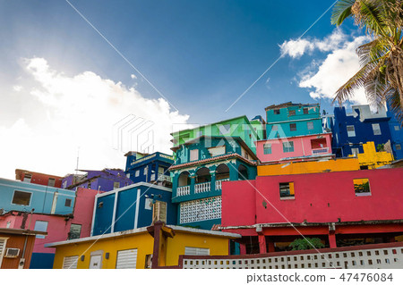 La Perla district in Old San Juan at sunrise 47476084